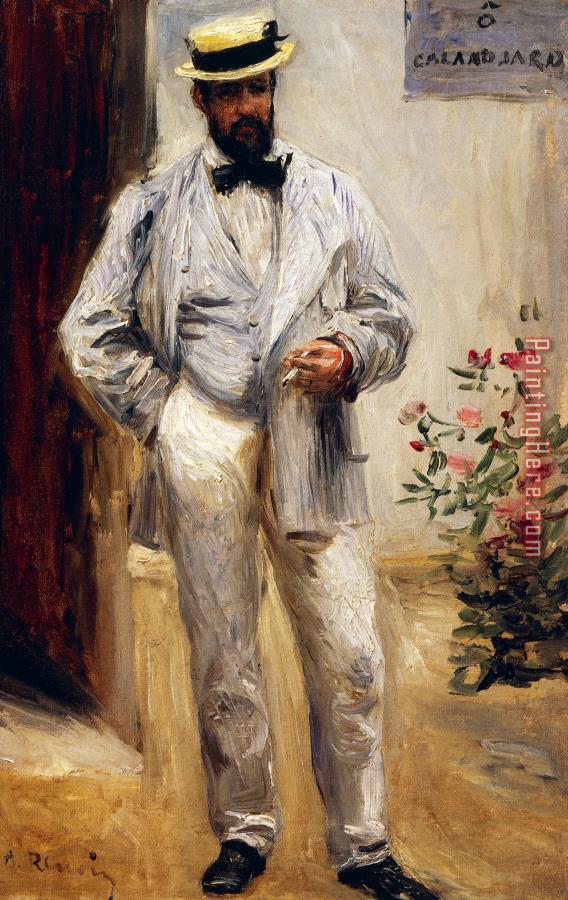 Pierre Auguste Renoir Portrait Of Charles Le Coeur